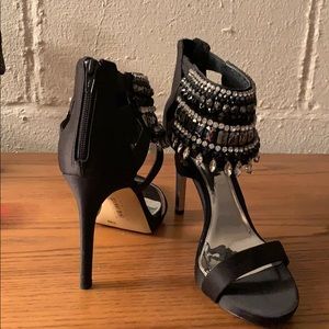 Gianni Bini Black strap shoes